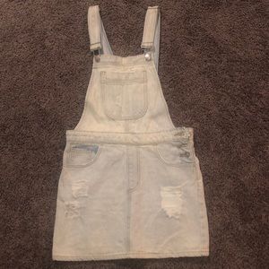 Denim dress overall